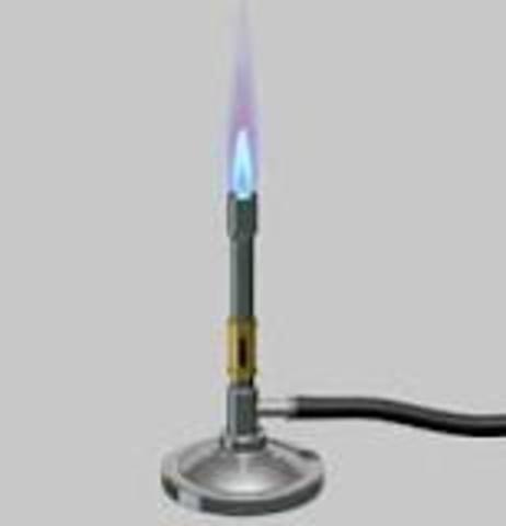 Concept of Bunsen burner was invented