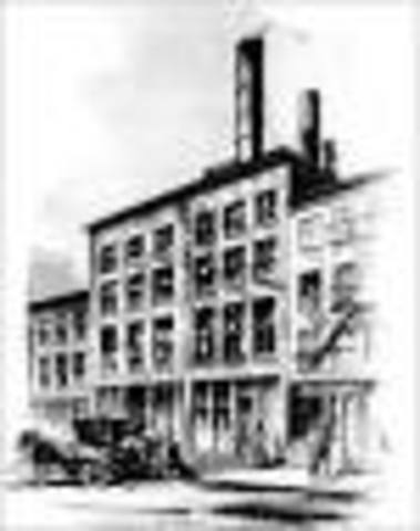 First Electric Plant Built