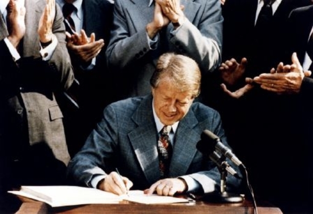 President Carter signs Department of Energy Organization Act
