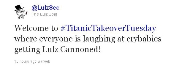 #TitanicTakeoverTuesday