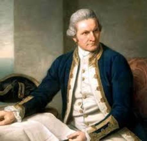 Captain Cook arrived in Australia