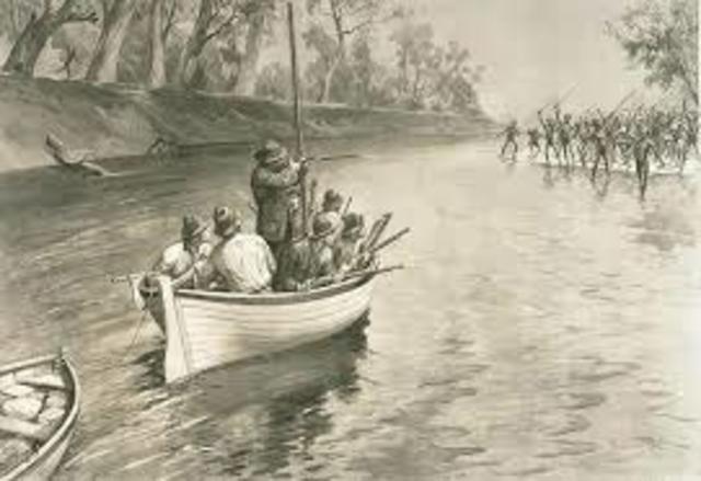 Captain Cook and his crew met the Aboriginies