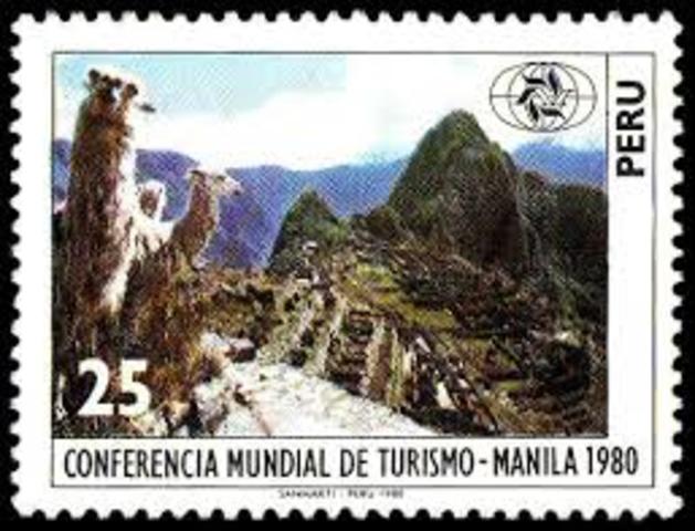 Conferencia Mundial del Turismo celebrada en Manila