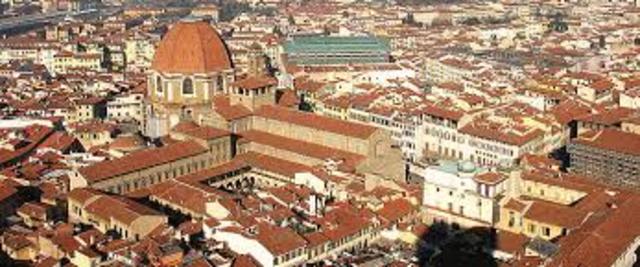 SE CONSTRUYE LA BIBLIOTECA LAURENCIANA