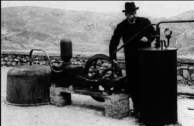 First use of Geothermal Energy