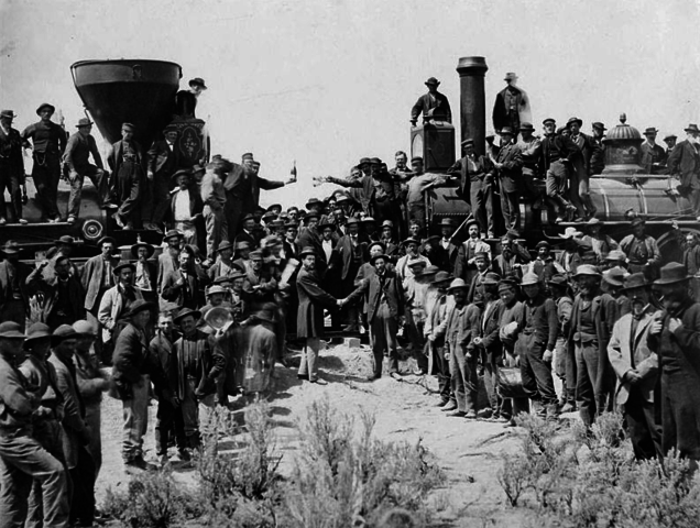 Transcontinental Railroad Meets