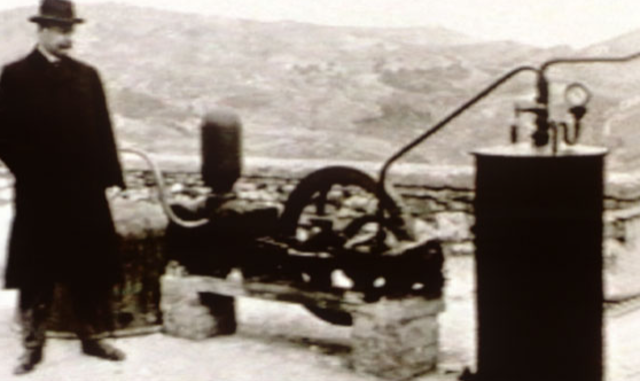 First Geothermal Electric Power Plant