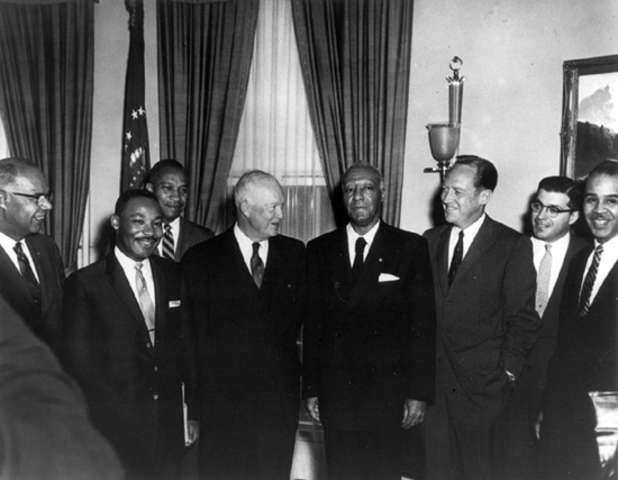 Meeting with President Eisenhower