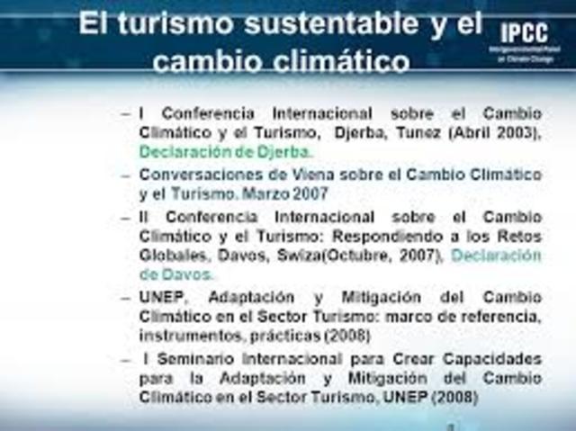 Primer conferencia de cambio climático y turismo, Djerba, Túnez