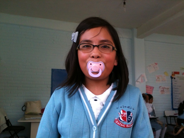 Imitando a un bebé!!