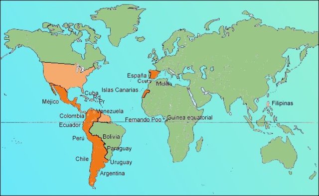 Difusión del español en el mundo
