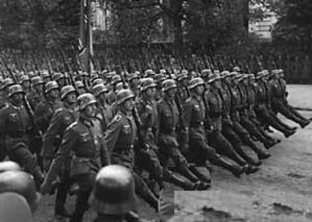 Hungary taken by Nazis