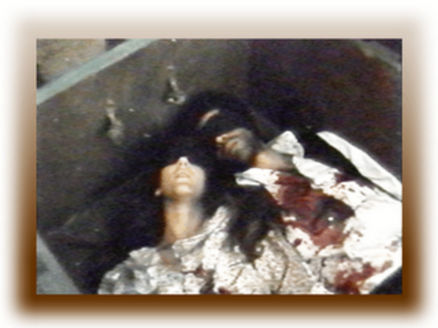 Rosas hace ejecutar a un sacerdote y a su amante, Camila O'Gorman, quien está a punto de dar a luz.