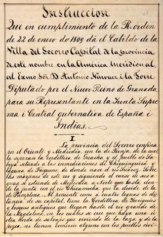 Constitucion del Estado Libre del Socorro