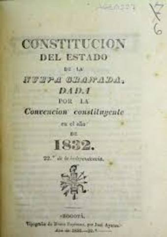 Constutucion del Estado de la Nueva Granada