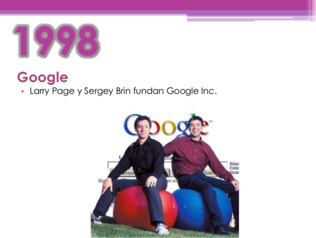 Larry Page y Sergey Brun fundan Google Inc.