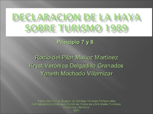 DECLARACION DE LA HAYA