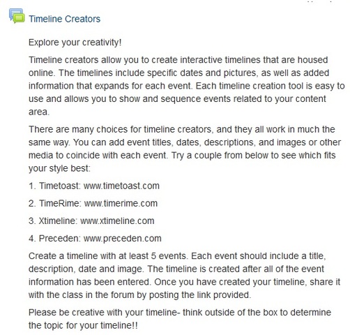 Opening up the assignment