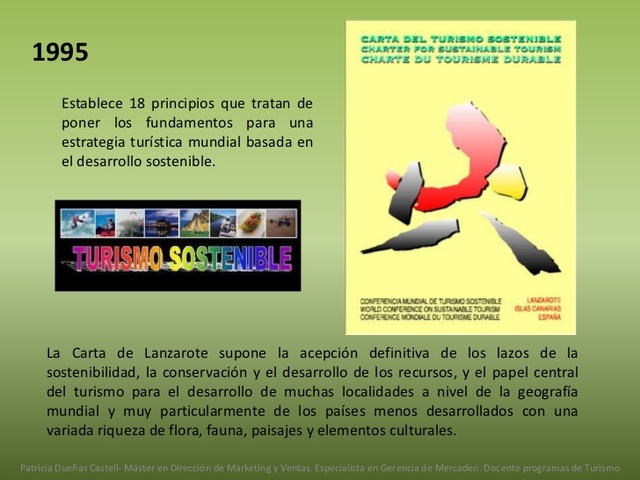 •	La declaracion de Lazarote (carta de turismo sustentable)