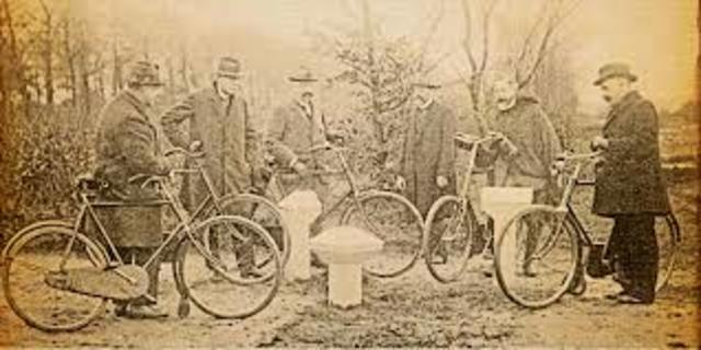 The begining of modern bicycles