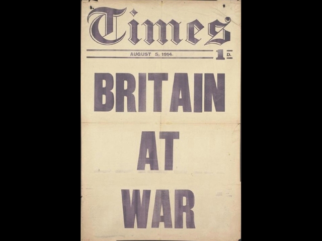 Britain enters the war