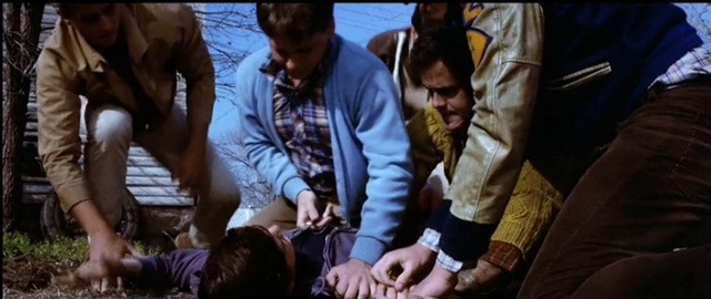 Ponyboy was hi-jacked by Socs