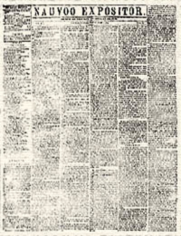 Nauvoo Expositor Published