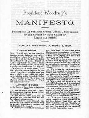 Anti-polygamy Manifesto