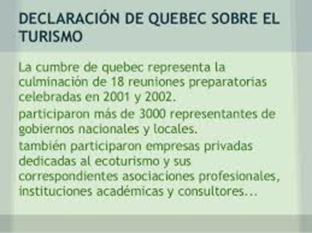 Declaración de Quebec sobre ecoturismo