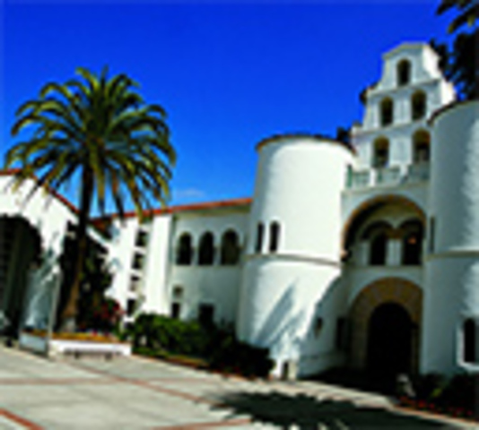 Graudating from San Diego State University