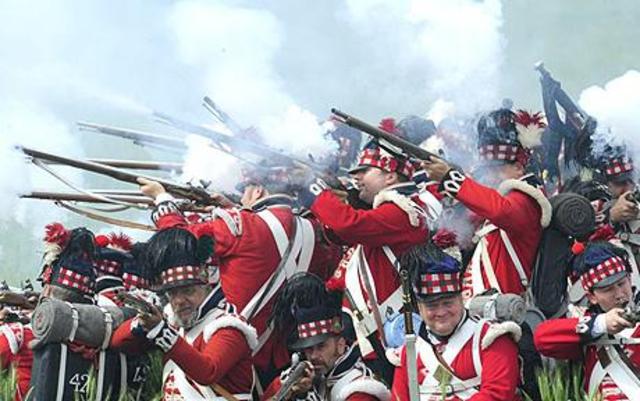 Napoleon defeated at Battle of Waterloo