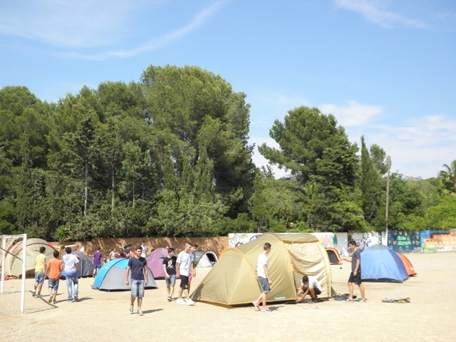 REALIZACIÓN DE LA ACAMPADA