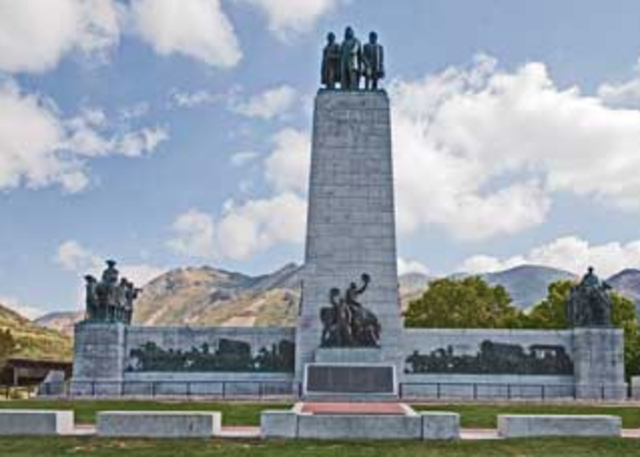 The Mormons enter the Salt Lake Vlley