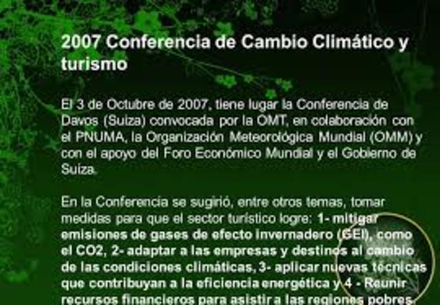 Conferencia de Cambio Climático y Turismo, Davos, Suiza (2007)