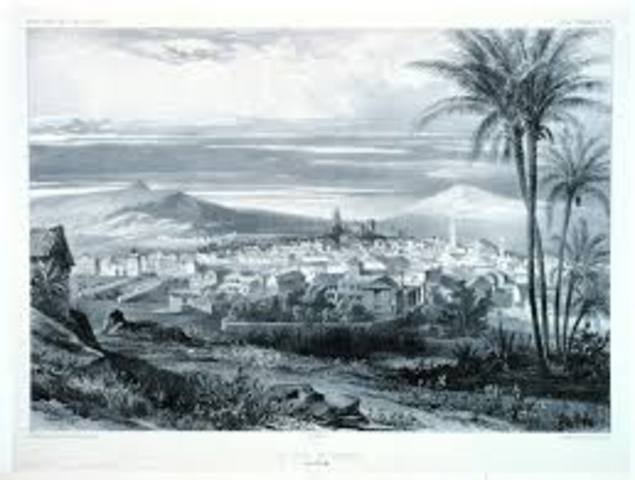 First Fleet stops at Santa Cruz, Spain.