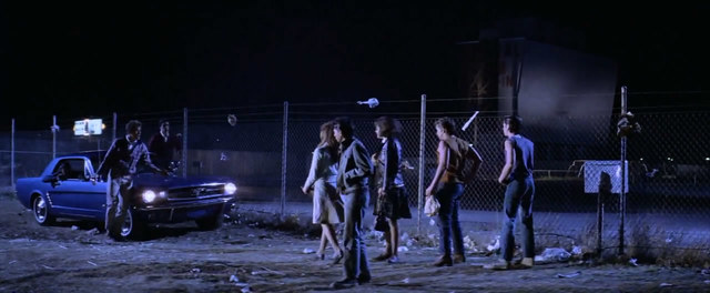 While Greasers were talking to Cherry and Marcia, Bob came and they almost had a fight.