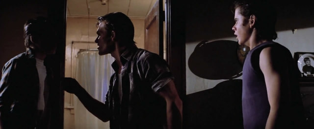 Ponyboy got home late. Darry was angry with him, and hit him badly.