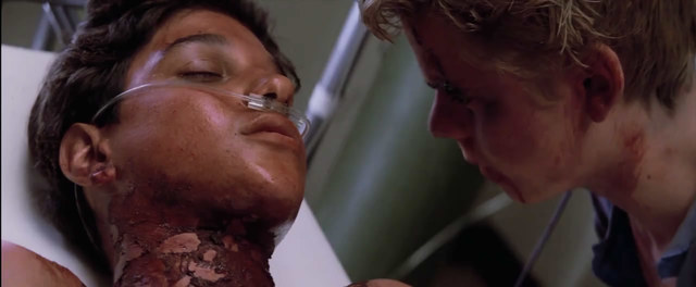 Johnny died in the hospital, and he told Ponyboy to stay gold