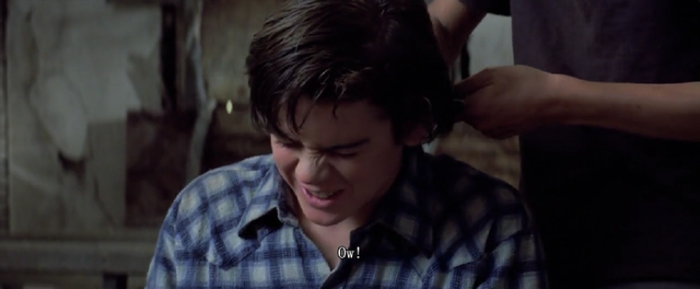 Johnny and Pony cut their hair.