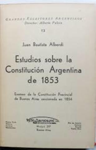 Constitucion de 1853