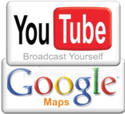 YOUTUBE - GOOGLE MAPS