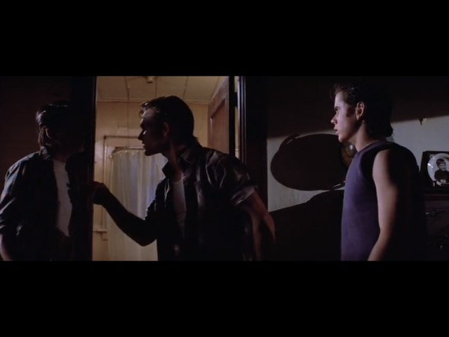 Ponyboy was hit with Darry