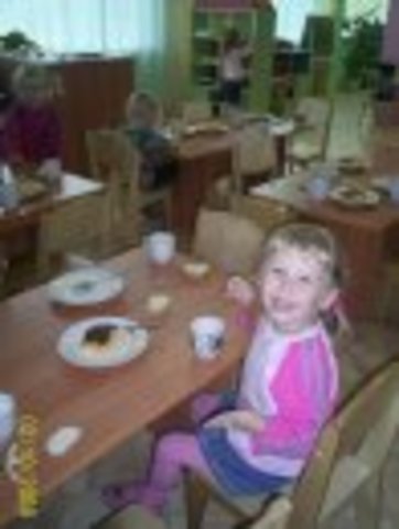 Пошла в садик