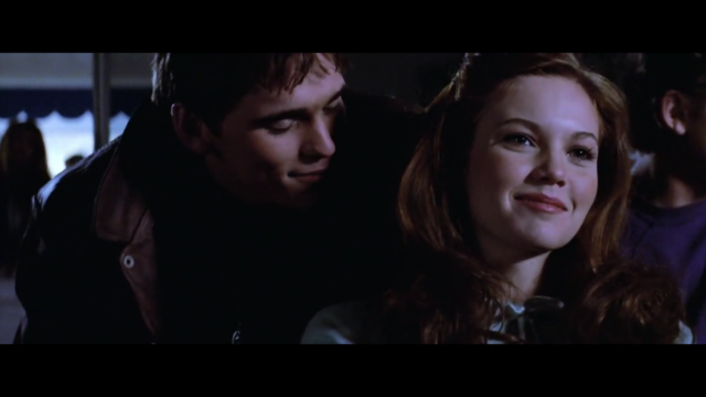 Jhonny stopped Dally from chatting with two Soc girls