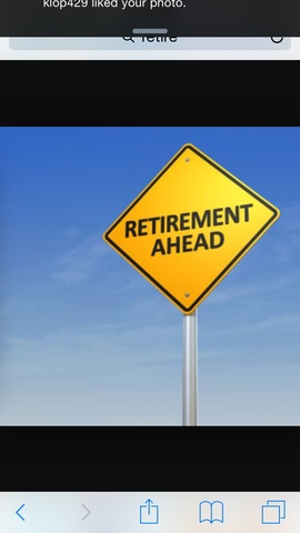 I retire from working full time!