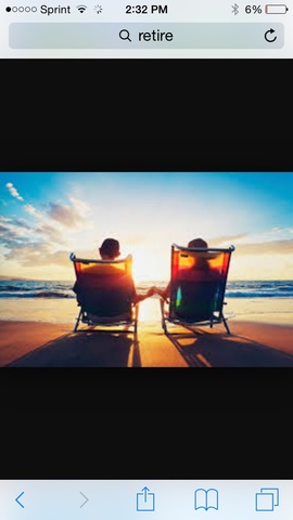 Husband retires from working full time!