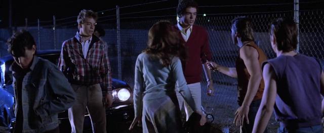 The Greaser Gang met two Socs giris and had to let the girls go.