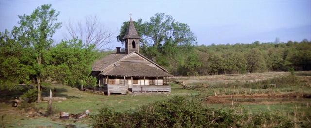 Ponyboy and Johnny went to the church for safety.
