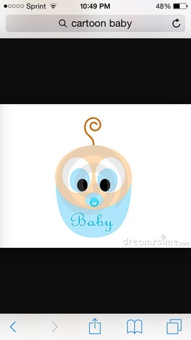 Youngest child has baby!