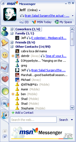 Última versión de MSN messenger